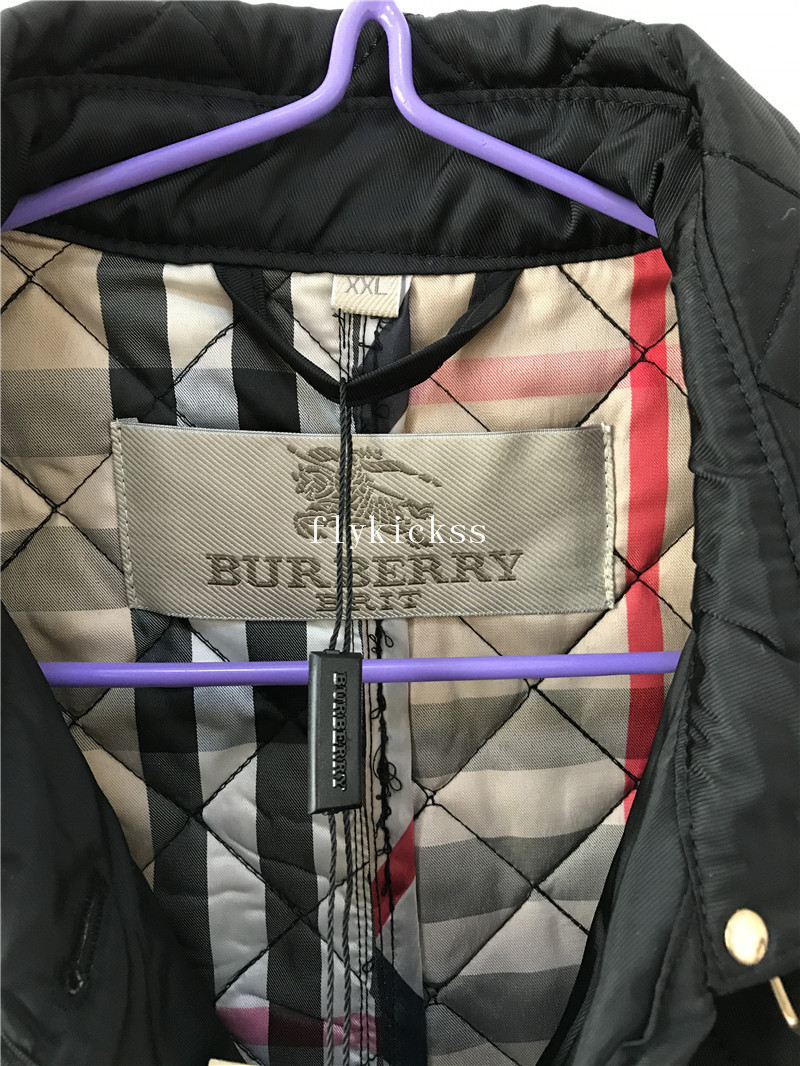 Burberry Winter Coats Women Black Ladies Jackets Overcoats